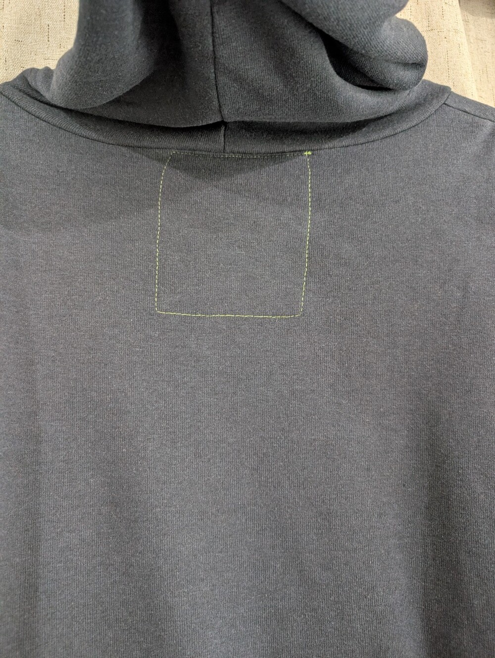 Aviator Nation FIVE STRIPE HOODIE - CHARCOAL // GREY STRIPES Size Small - Picture 4 of 6